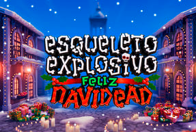Esqueleto Explosivo Feliz Navidead